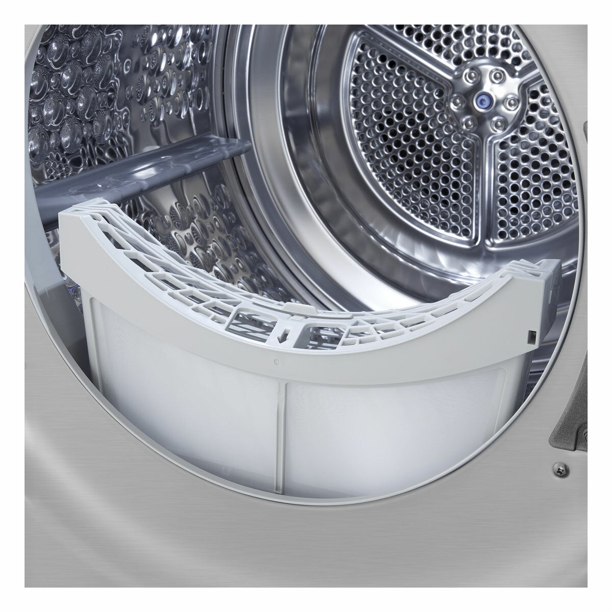 LG Series 7 AI Dry RHX7009TSB 9kg Heat Pump Tumble Dryer, A+++ Rated in Silver