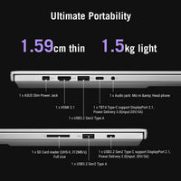 ASUS Zephyrus G14, Copilot+ PC, Intel Core Ultra 9, 32GB RAM, 1TB SSD, NVIDIA GeForce 5070, 14 Inch OLED Gaming Laptop, GU405AP-SY004W