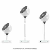 IRIS Woozoo STF-360DC-N 360 Pedestal Air Circulator in White/Grey