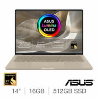 ASUS Zenbook A14, Copilot+ PC, Snapdragon X2 Elite, 16GB RAM, 512GB SSD, 14 Inch OLED Laptop, UX3407NA-QD182W