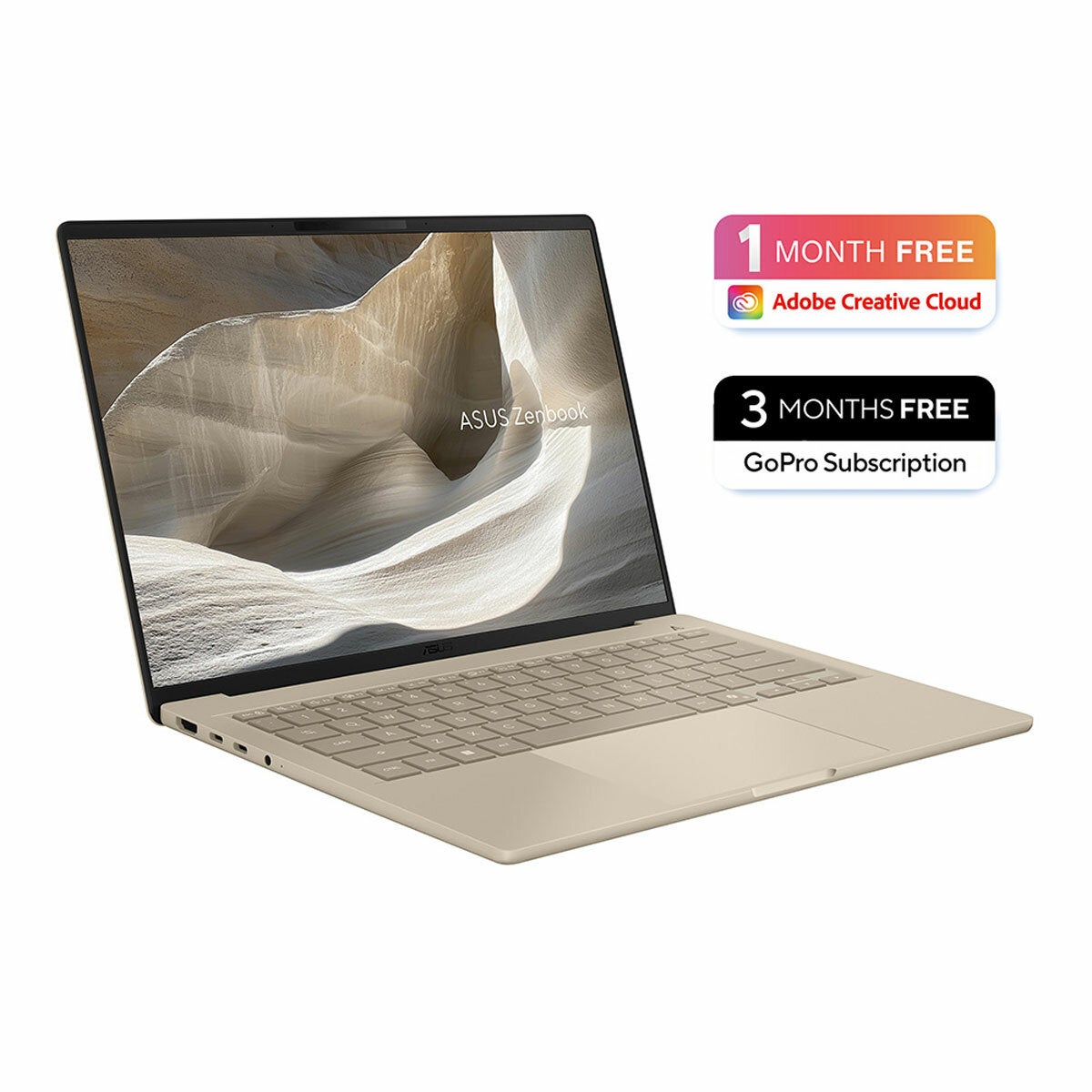 ASUS Zenbook A14, Copilot+ PC, Snapdragon X2 Elite, 16GB RAM, 512GB SSD, 14 Inch OLED Laptop, UX3407NA-QD182W