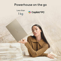 ASUS Zenbook A14, Copilot+ PC, Snapdragon X2 Elite, 16GB RAM, 512GB SSD, 14 Inch OLED Laptop, UX3407NA-QD182W
