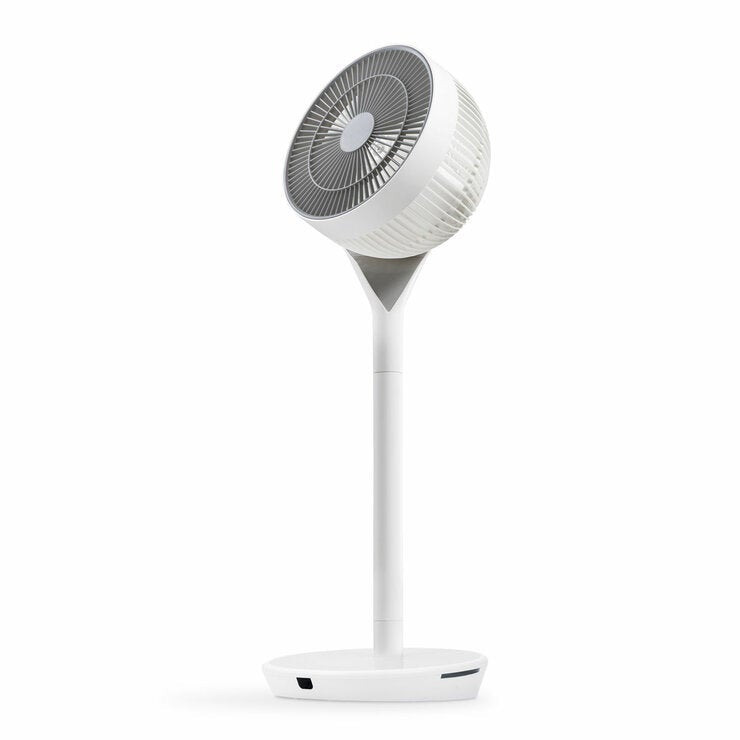 IRIS Woozoo STF-360DC-N 360 Pedestal Air Circulator in White/Grey