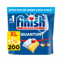Finish Quantum All in One Lemon Dishwasher Tablets, 2 x 100 Pack