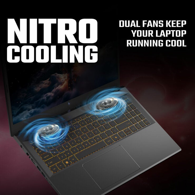 Acer Nitro V15, Intel Core i5, 16GB RAM, 512GB SSD, NVIDIA GeForce RTX 4050, 15.6 Inch Gaming Laptop, NH.QUAEK.003