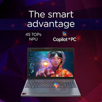 Lenovo IdeaPad Slim 3, Copilot+ PC, Snapdragon X1, 16GB RAM, 256GB SSD, 15.3 inch Laptop, 83N3007AUK