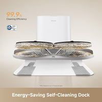 Dreame L50S Pro Ultra Robotic Vacuum Cleaner in White