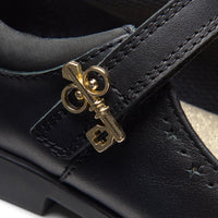 Clarks Kids Lock Shine Black Patent Shoes | Costco UK