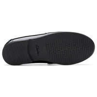 Clarks Kids Finja Bright Black Patent Junior/Youth Shoes ...