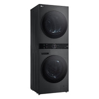 LG WT1210BBTN1, 12kg/10kg, 1400rpm, WashTower, A/A+++ Rated in Black Steel