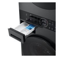 LG WT1210BBTN1, 12kg/10kg, 1400rpm, WashTower, A/A+++ Rated in Black Steel