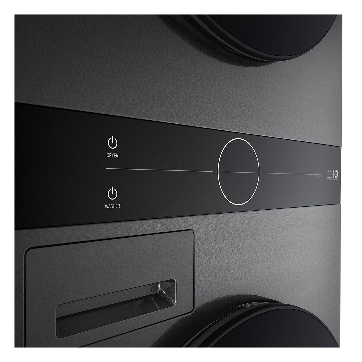 LG WT1210BBTN1, 12kg/10kg, 1400rpm, WashTower, A/A+++ Rated in Black Steel