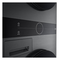LG WT1210BBTN1, 12kg/10kg, 1400rpm, WashTower, A/A+++ Rated in Black Steel