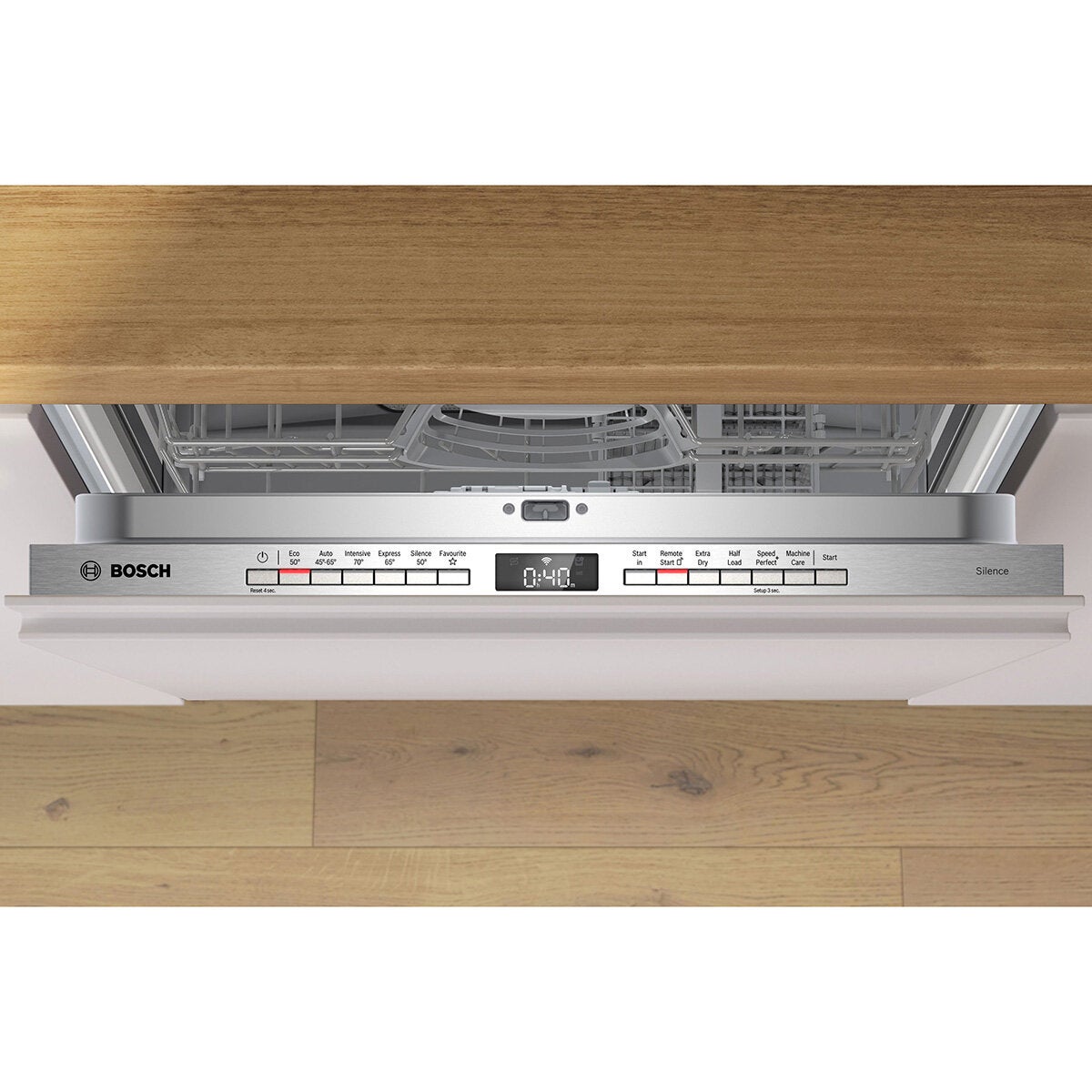 Bosch SMH4HTX11G Series 4, Fully Integrated Dishwasher, 13 Place Setting, C Rated