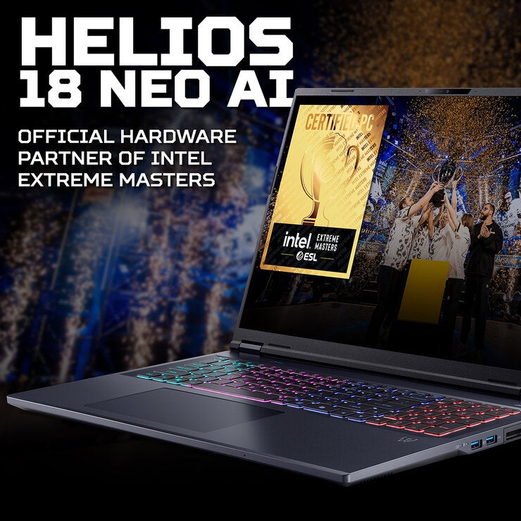 Acer Helios, Intel Core Ultra 9, 16GB RAM, 1TB SSD, NVIDIA GeForce RTX 5080, 18 Inch Gaming Laptop, NH.U55EK.001