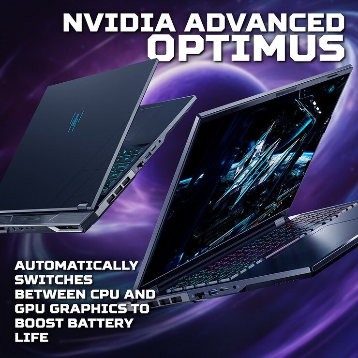 Acer Helios, Intel Core Ultra 9, 16GB RAM, 1TB SSD, NVIDIA GeForce RTX 5080, 18 Inch Gaming Laptop, NH.U55EK.001