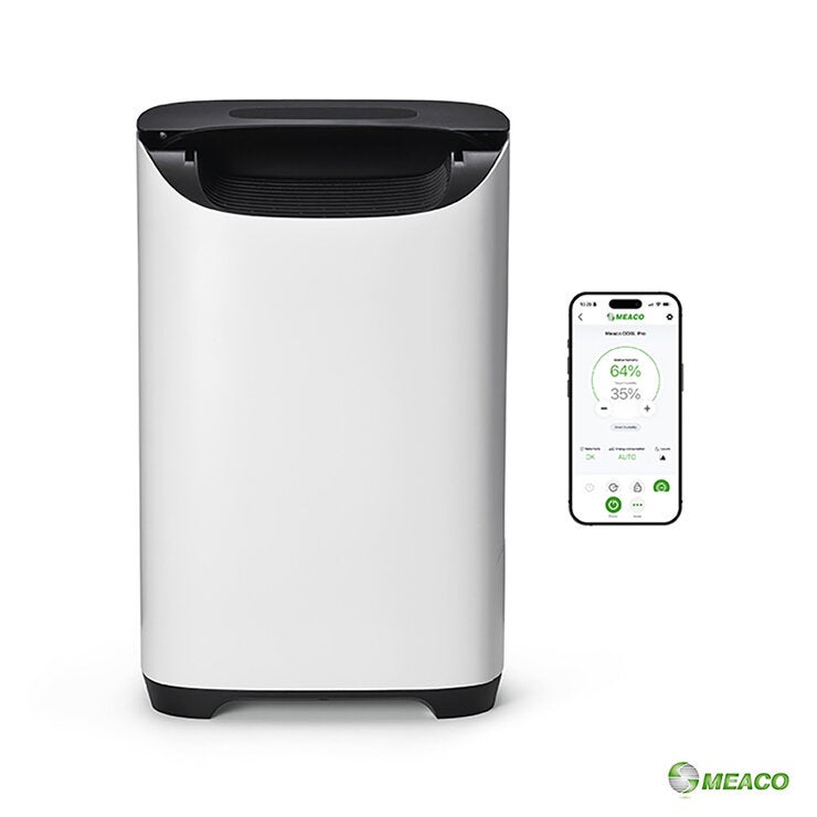 Meaco DD8L Pro Desiccant Dehumidifier in White
