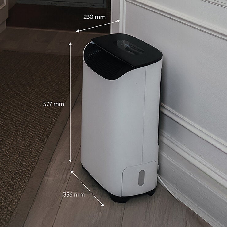 Meaco DD8L Pro Desiccant Dehumidifier in White