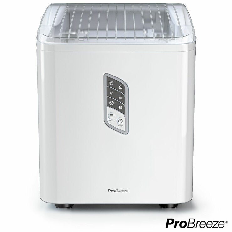 Pro Breeze 2L Countertop 15kg Ice Cube Maker in White