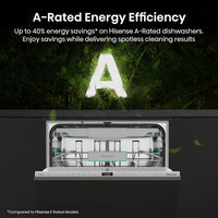 Hisense HV673A60UK Full-Size Fully Integrated Wi-Fi Enabled Dishwasher