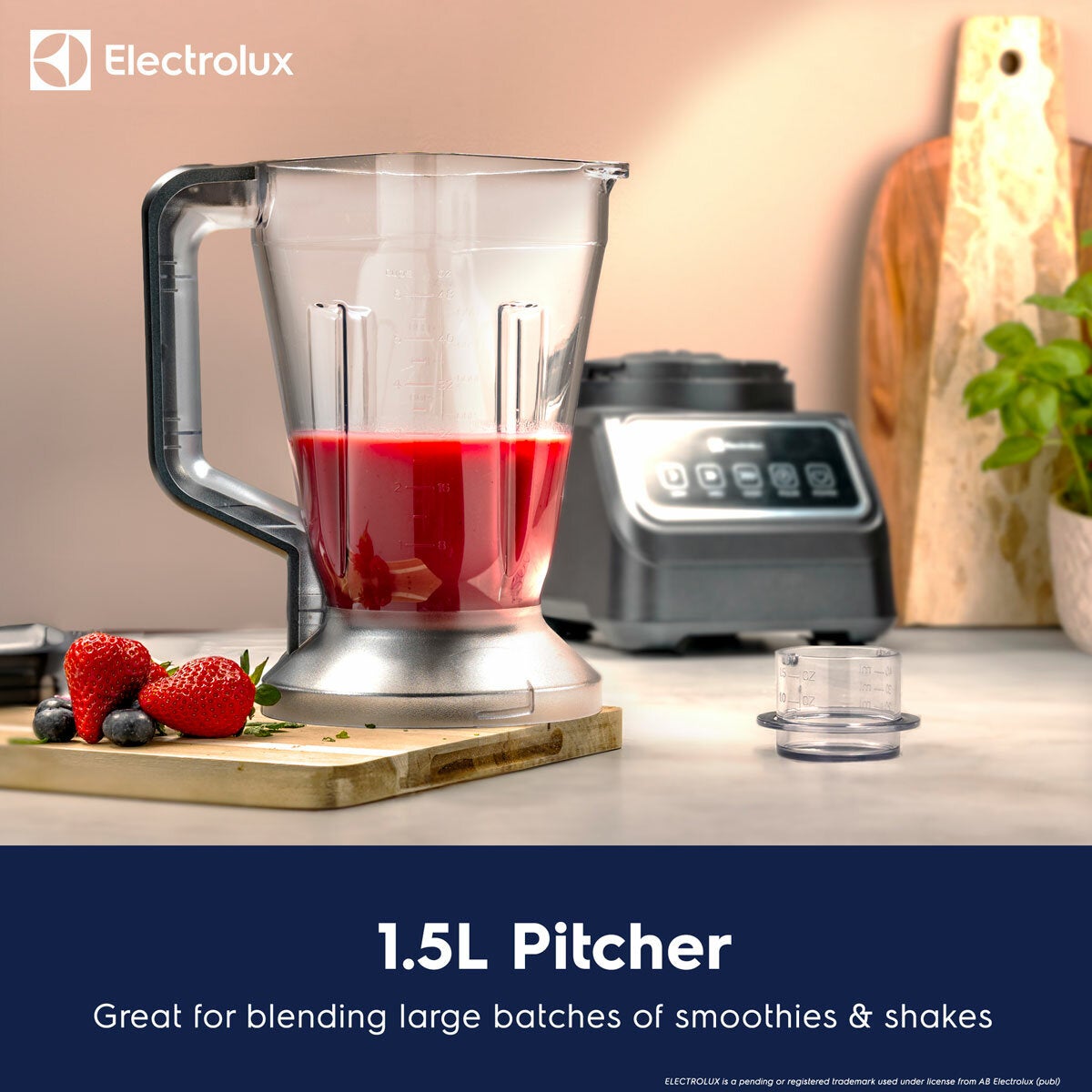 Electrolux SDA2838ELGRY 1000W Multi Food Processor & Blender in Grey