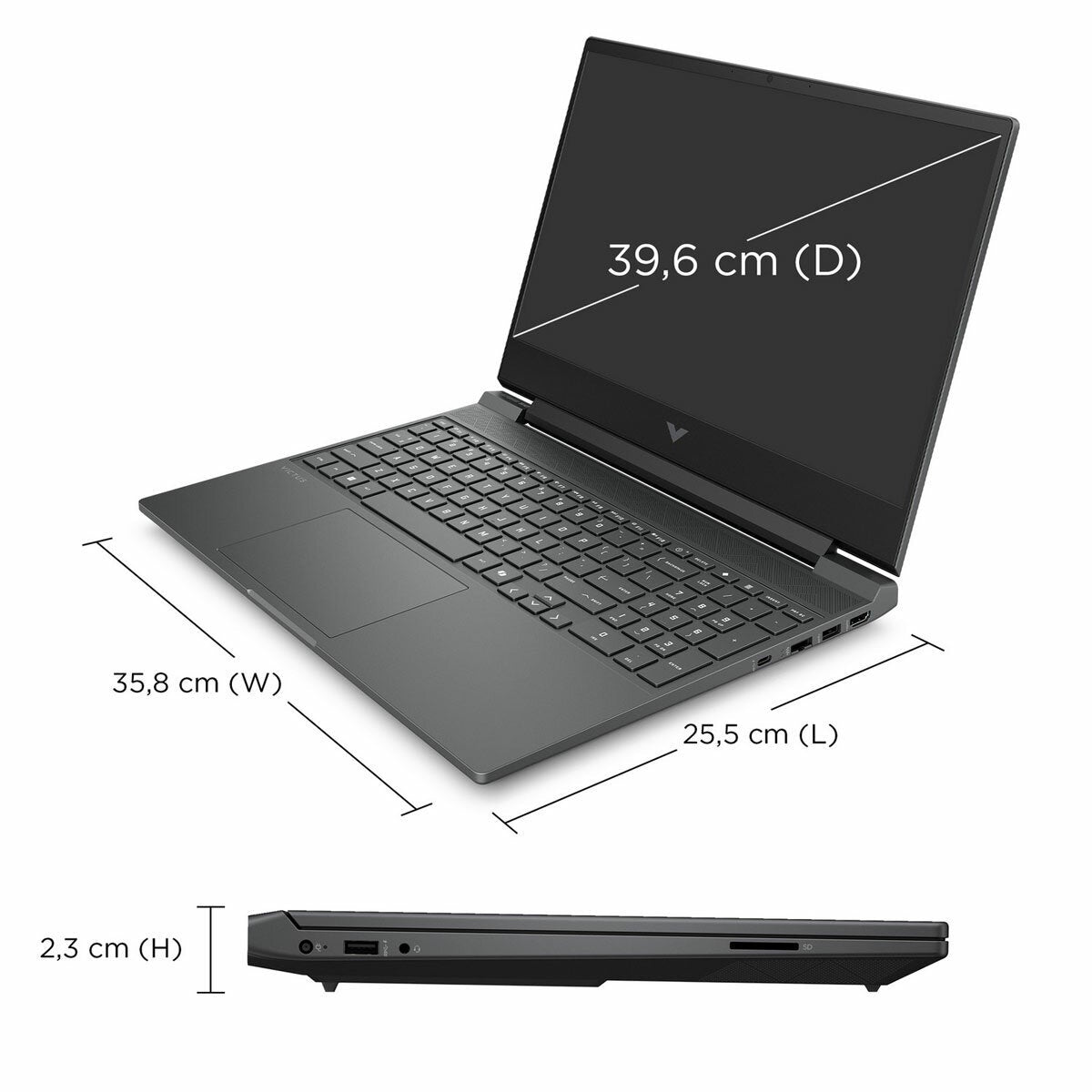 HP Victus, Intel Core 5, 16GB RAM, 512GB SSD, NVIDIA GeForce RTX 5060. 15.6 inch Gaming Laptop, 15-fa2000na