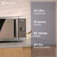 Electrolux SDA2868ELGRY 26L 5-in-1 Combination Microwave in Grey