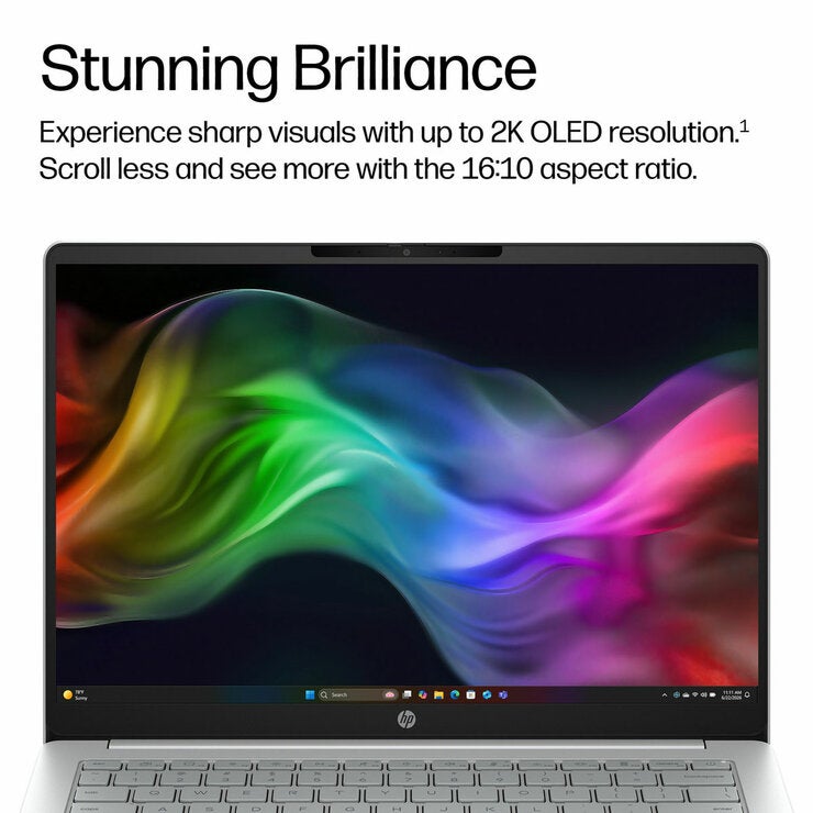 HP Omnibook 3, Copilot+ PC, Snapdragon X, 16GB RAM, 256GB SSD, 14 Inch Laptop, 14-hz0001nax