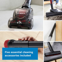 Bosch BGL6POWGB Series 6 Pro Power Bagged Cylinder Vacuum Cleaner in Black