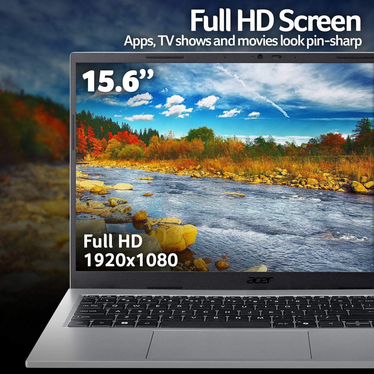 Acer Aspire Go 15, Intel Core 5, 16GB RAM, 512GB SSD, 15.6 Inch Laptop, NX.JRREK.00F