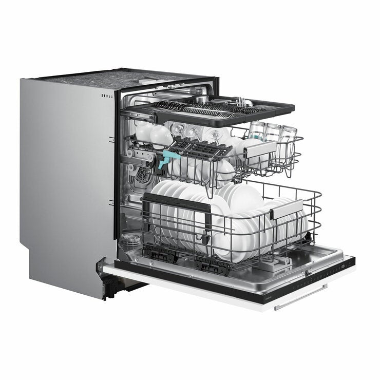 Samsung DW80H73VBB0U4 Integrated Dishwasher, B Rated