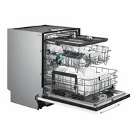 Samsung DW80H73VBB0U4 Integrated Dishwasher, B Rated