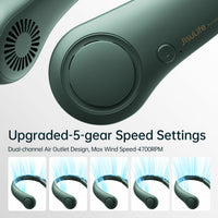 JisuLife Portable Neck Fan 3 in 2 Colours