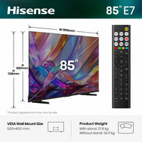 Hisense 85E7STUK 85 Inch QLED HD Smart TV