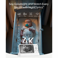 eufy E21 5" Smart Video Baby Monitor with 4K Pan-Tilt Camera