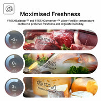 LG Fit & Max, GBBW726AEV Fridge Freezer, A Rated in Black