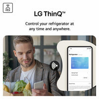 LG InstaView GMK960EV2E Multidoor Smart Fridge Freezer , E Rated in Black
