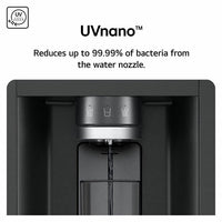 LG GSXE81EVBE Side by Side Smart Fridge Freezer With InstaView, E Rated in Black