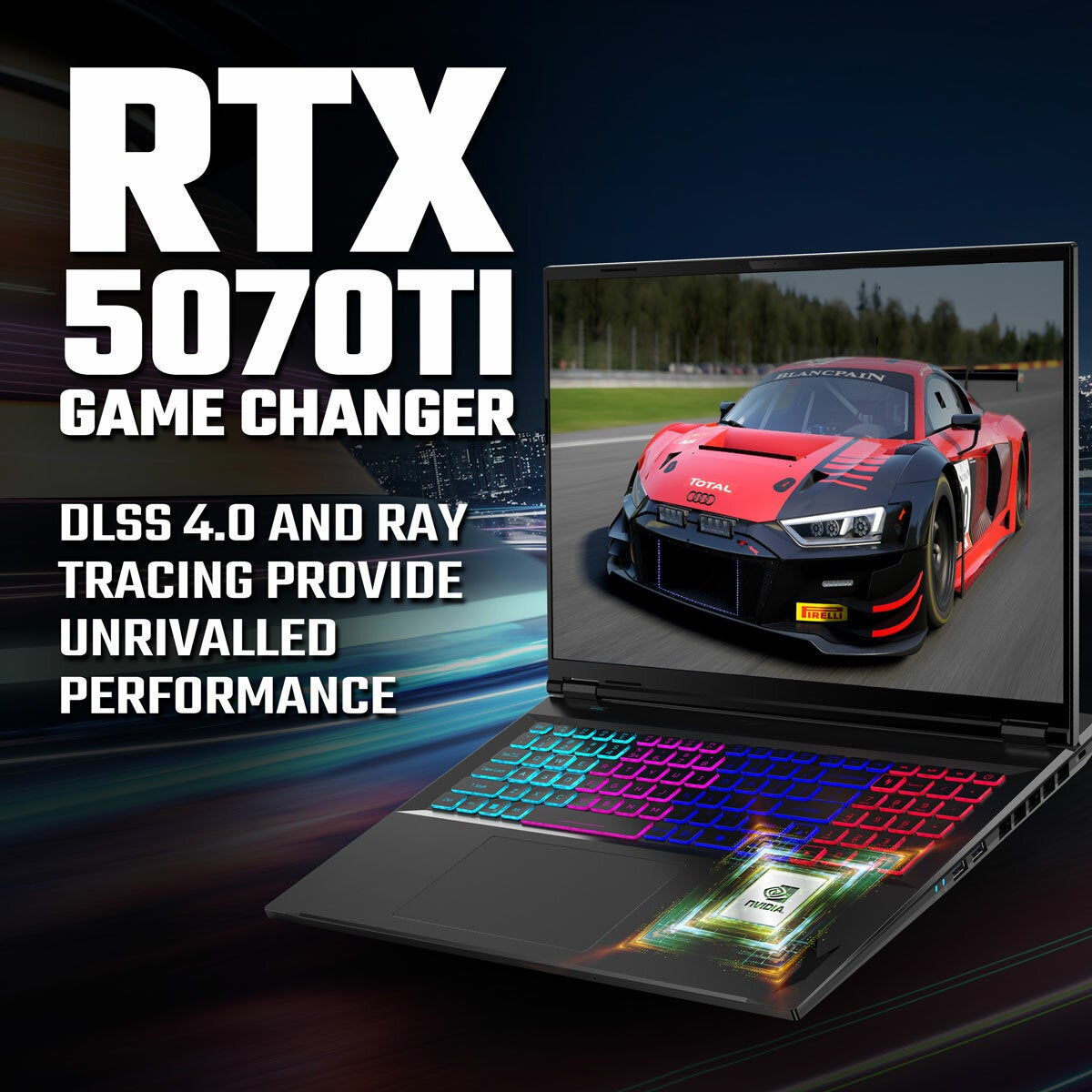 Acer Nitro 18 AI, AMD Ryzen AI 7, 16GB RAM, 1TB SSD, NVIDIA GeForce RTX 5070 Ti, 18 Inch Gaming Laptop, NH.QYCEK.003