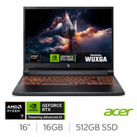 Acer Nitro V 16 AI, AMD Ryzen 7, 16GB RAM, 512GB SSD, NVIDIA GeForce RTX 5060, 16 Inch Gaming Laptop, NH.QYXEK.00H