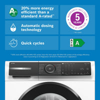 Bosch WGH254A0GB Series 6 10kg Washing Machine, A rated in White