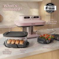 Ninja CRISPi DualZone 8-Function Glass Air fryer in 2 Colours