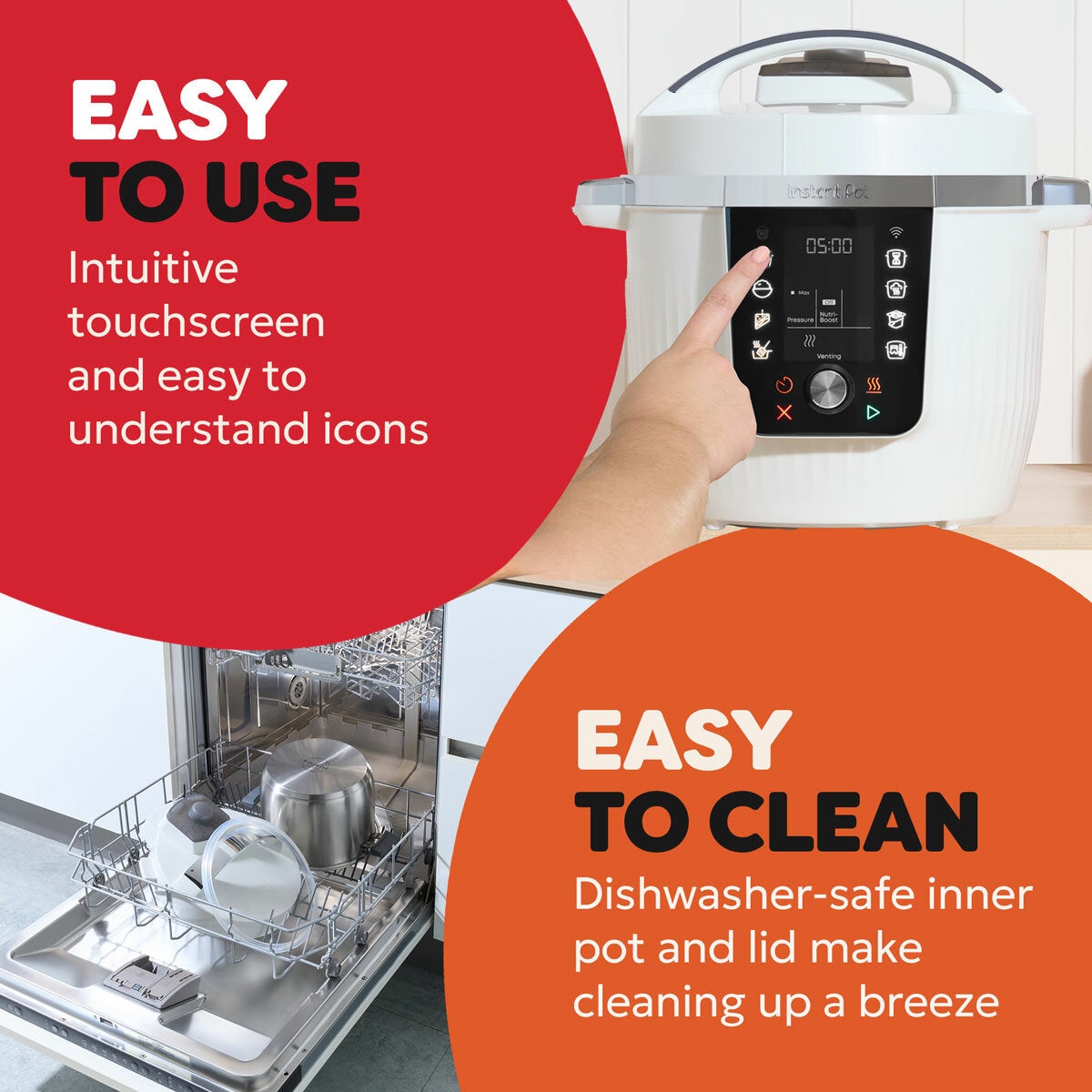 Instant Pot PRO 5.7L 10-in-1 Multicooker in 2 Colours