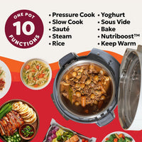 Instant Pot PRO 5.7L 10-in-1 Multicooker in 2 Colours