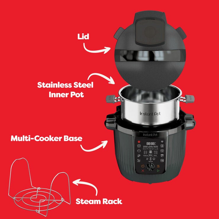 Instant Pot PRO 5.7L 10-in-1 Multicooker in 2 Colours
