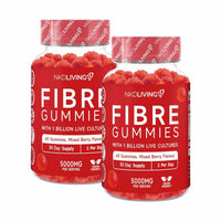 NKD Living Fibre Gummies, 2 x 60 Count