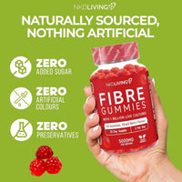 NKD Living Fibre Gummies, 2 x 60 Count