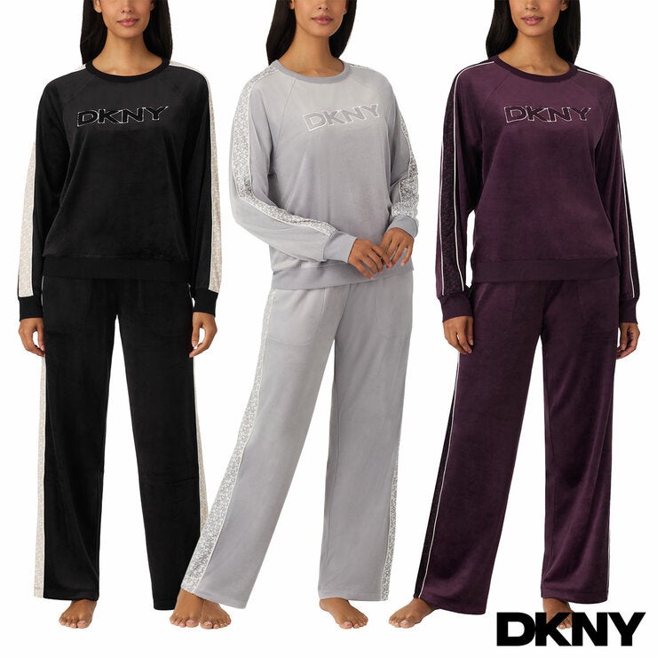 DKNY Women's Plush Lounge Set