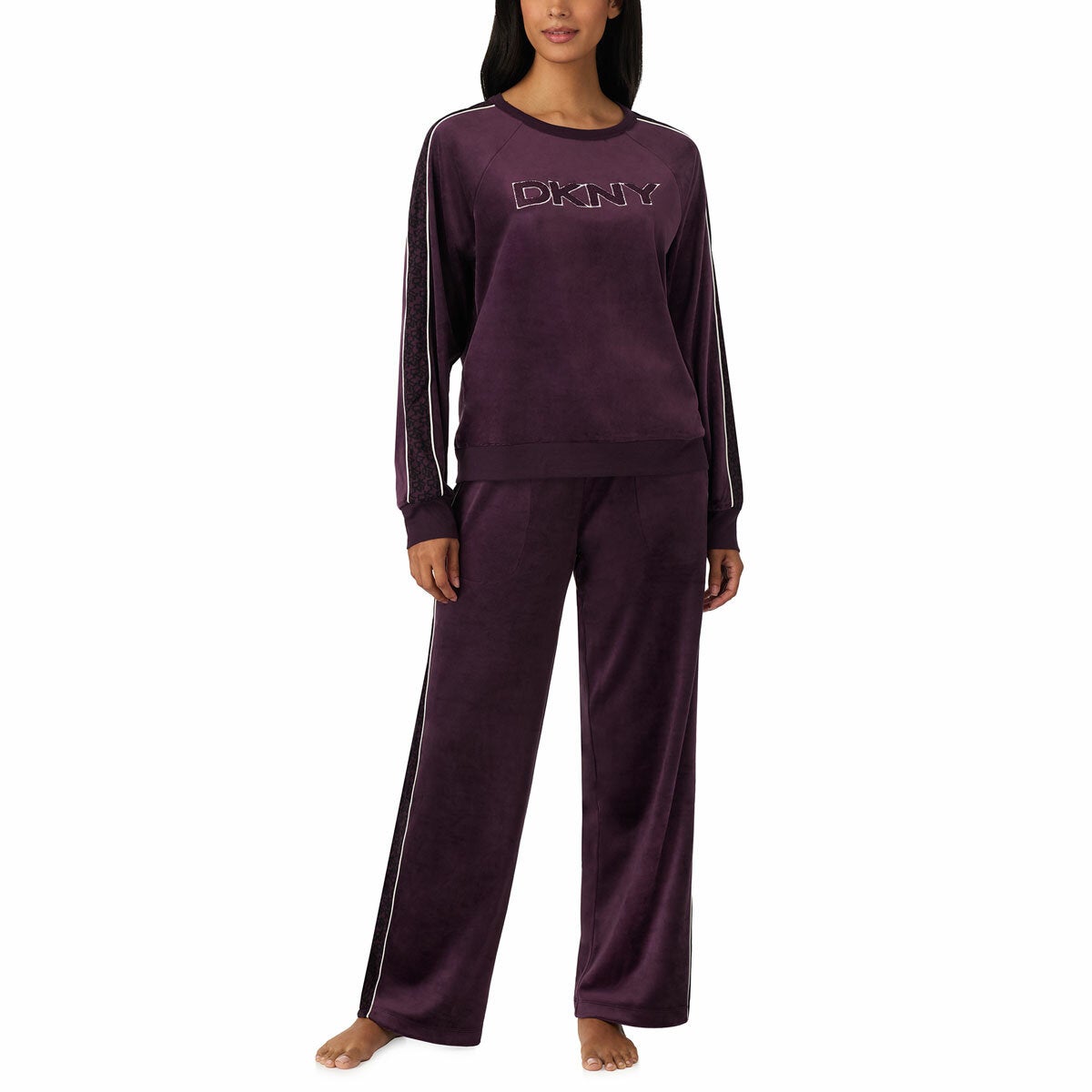DKNY Women's Plush Lounge Set