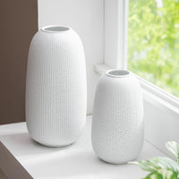 Evergreen LED Porcelain Lantern, 2 Piece Set in 2 Colours